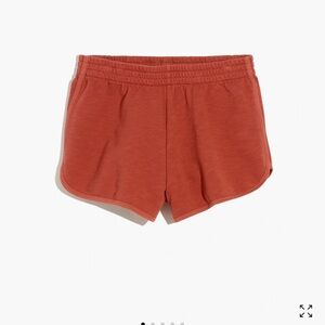 Madewell MWL curved hem sweatshorts